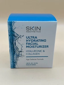 Skin Aesthetics Ultra Hydrating Facial Moisturizer Hyaluronic & Collagen 1.69 oz - Picture 1 of 6