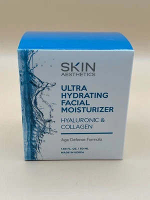 Crema hidratante facial ultra hidratante hialurónica y colágeno Skin Aesthetics 1,69 oz Foto 1 de 4
