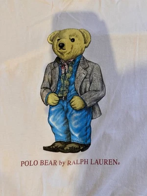 Polo Ralph Lauren Men's Cowboy Bear T XL Rare 90s Vintage - Image 1 of 4