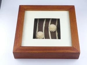 18cm x 18cm Wooden Box Picture Frame with glass - display case or craft - Picture 1 of 8