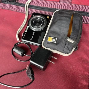 Panasonic Lumix DMC-SZ7 14.1MP 10x Digital Camera Black with Case Power Cord - Picture 1 of 5