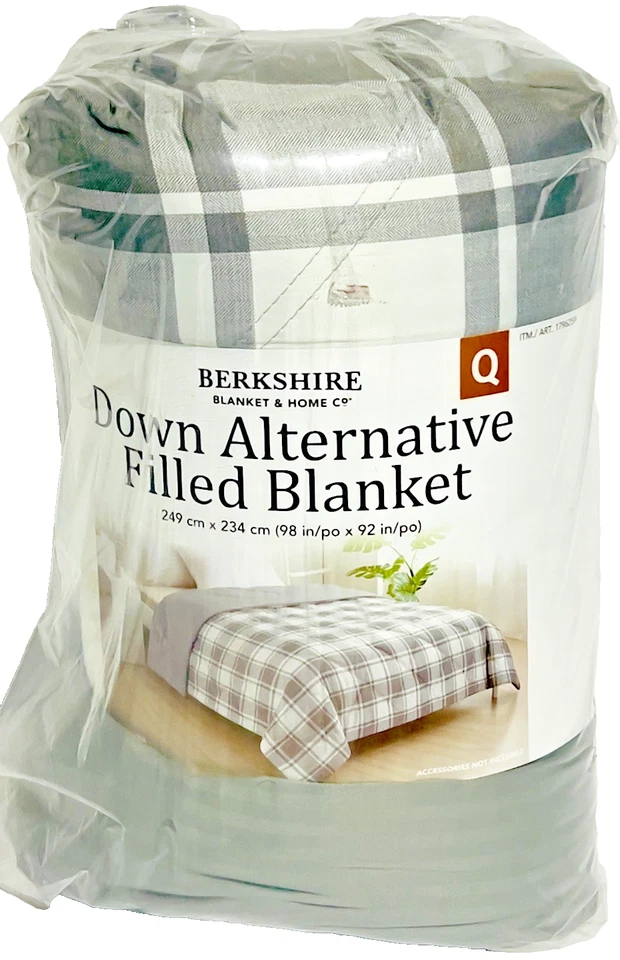 Berkshire Herringbone Down Alternative Filled Blanket Queen Size - Image 1 of 3