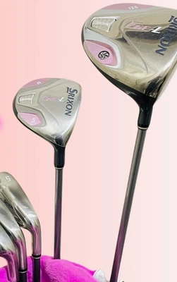 Ladies SRIXON GiE-L Club Set 1W 5W 5-9i Pw Aw Sw 10pc RH Graphite Women Golf - Image 1 of 4