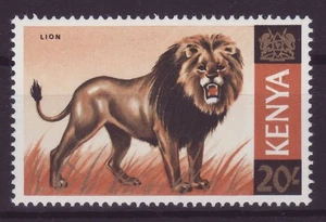 Kenia 20 Sh. 1966 Löwe aus Tiere des Landes ** postfrisch MNH e058 - Picture 1 of 1