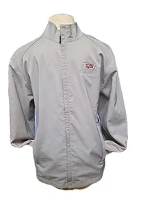 Cutter & Buck CB WeatherTec Jacket Mens XL Grey Fleece Lined Weatherproof Zip - Picture 1 of 13