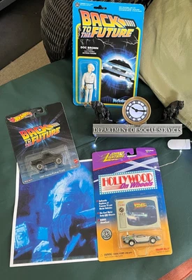 BACK TO THE FUTURE DOC BROWN  in white suit n panthers  TOYOTA  4x4   MAKE OFFER - Image 1 of 4
