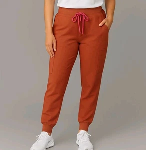 Figs Zamora Technical Collection Pants Womens Small Mauve Jogger Scrubs - Picture 1 of 12