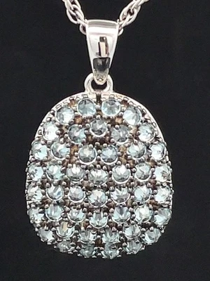 ANHÄNGER AUS 375/- WEIßGOLD MIT  ZIRKON FACETTENREICH SCHMUCKJAGD - Bild 1 von 4