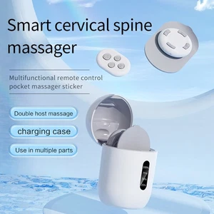 Mini dispositivo de masaje con parche de pulso para cuello, espalda, cintura y piernas - Imagen 1 de 26