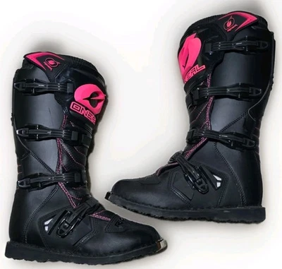 Botas de montar O'Neal Rider para mujer motocross todo terreno moto todo terreno carreras talla 10 Foto 1 de 4