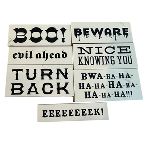Halloween Stempel Lot Spooky BOO Vorsicht Zum Selbermachen Sammelalbum Kartenherstellung Set - Bild 1 von 8