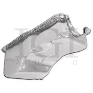Se adapta a Ford SB 1969-1981 bloque pequeño 351 W Windsor capacidad stock cárter de aceite cromado - Imagen 1 de 1