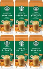 Nestle Starbucks Premium Mix Caramel Latte Stick instant coffee 4 sticks x6