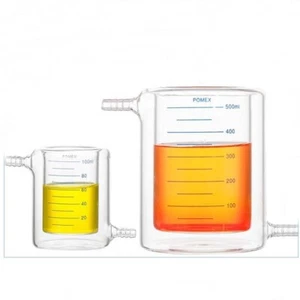 Photocatalytic Laboratory beaker Lab double layer glassware 50-2000ML Chemistry - Picture 1 of 14