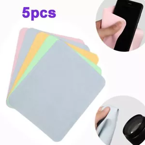 Mobile Phone Microfiber Lens wipe cloths Cleaning Cleaner Screen clean Cloth - Picture 1 of 12