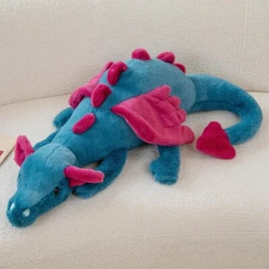 Dragon Blue 20 Inch Stuffed Animal Plush Toys Toddler Fluffy Dolls Kids Gifts - Picture 1 of 3