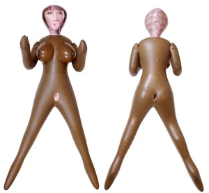 Sex Puppe Sandra Black 155cm aufblasbare Puppe Doll 3 Öffnungen Sexspielzeug - Bild 1 von 6