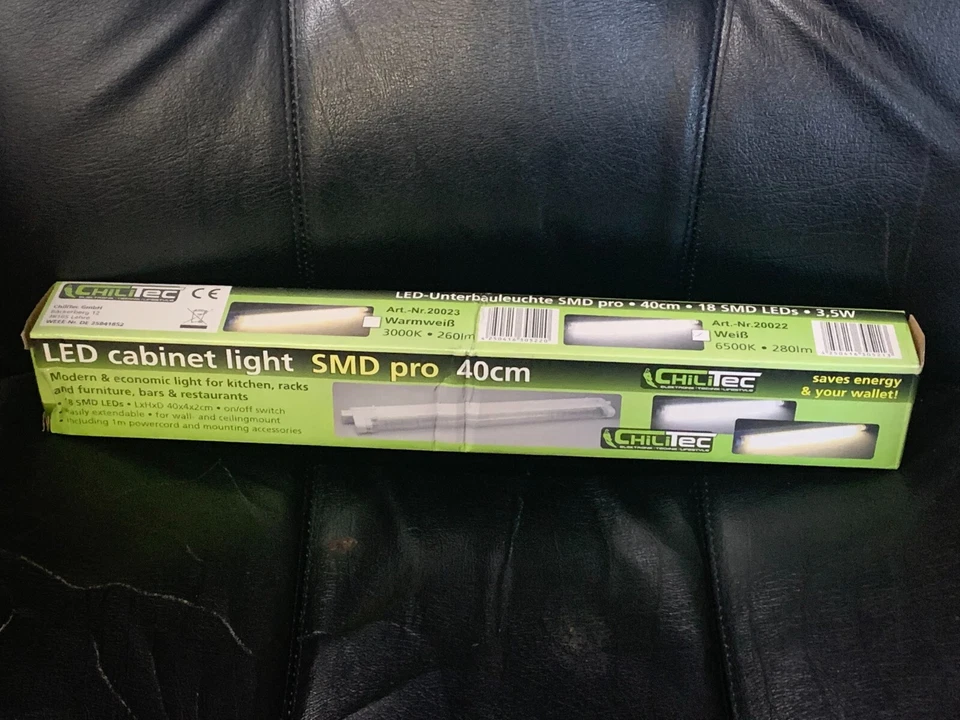 LED Unterbauleuchte "SMD pro" 40cm 4W, 440lm, 3000k, Licht warmweiß - Bild 1 von 1