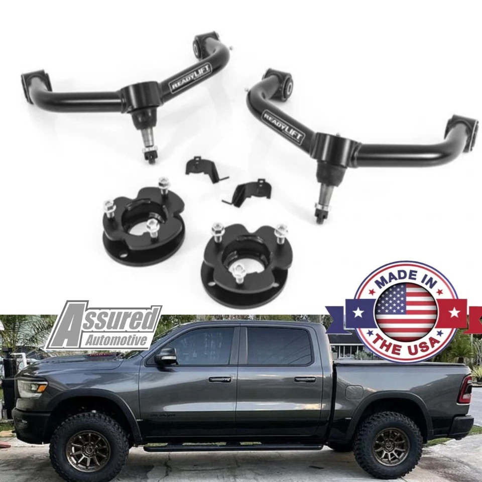Kit de nivelamento ReadyLIFT 66-19150 1,5" com braços tubulares para 19-25 Ram 1500 com Air Su - Imagem 1 de 4