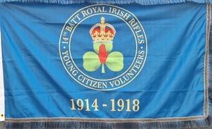 Young Citizen Volunteers 5ft by 3ft Flag/Rangers/Orange Order/Army/Loyalist/YCV - Picture 1 of 6