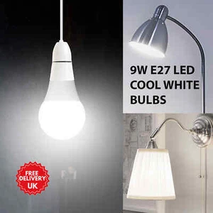LED 9W E27 GLS Glühbirnen kühl weiß Beleuchtung Golf Birne A + UK - Bild 1 von 25