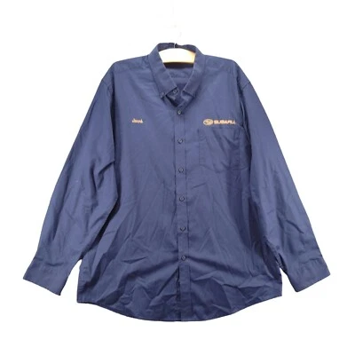 Uniforme Subaru de Port Authority para hombre camisa abotonada XL manga larga azul Foto 1 de 4