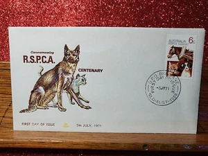 First Day Cover 📮1971 (6c) R.S.P.C.A. Centenary 📮 Brisbane QLD - Bild 1 von 2