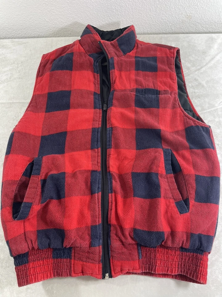 Open Trails Jacket, Size M, Color Red & Black Checker design **FREE SHIPPING** - Image 1 of 4