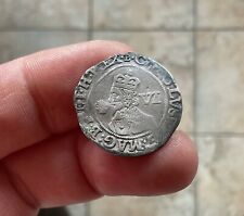 Charles 1st 1646 Bridgnorth-on-Severn sixpence,s3041,mm B,very rare coin.Ref 858