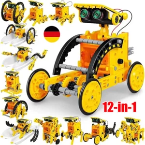 Solar Roboter 12 in1 Baukasten Lernspielzeug Kinder ab 8 Jahren Spielzeug Gift - Bild 1 von 18