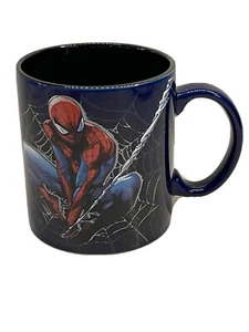 Spiderman 20 Ounce Navy Blue Ceramic Mug Cup NWT - Picture 1 of 3