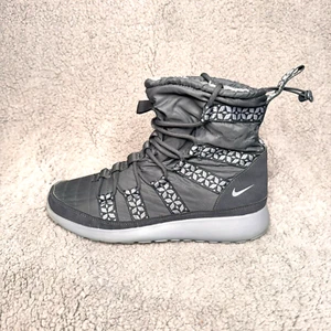 Nike Rosherun Hi Sneakerboot Ash Light Magnet Grey 615968-200 Sz 9.5 - Picture 1 of 10