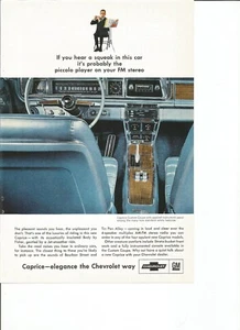 1966 Chevrolet Caprice  Custom Station Wagon vintage print ad: "Elegant "66 - Picture 1 of 1