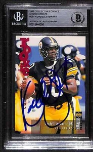 1995 Collector's Choice Update 51 Kordell Stewart BGS Auto Autographed C80218 - Picture 1 of 2