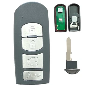 For 2014 2015 2016 2017 2018 Mazda 6 Replacement Remote Smart Key Fob Blade 4b - Picture 1 of 1