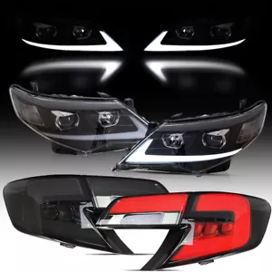For 2012-2014 Toyota Camry VLAND LED Headlights & Rear Tail Lights Assembly Set - Picture 1 of 14