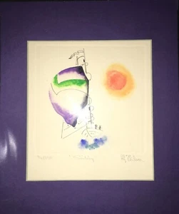 Watercolor Painting “Sailing” signed by Artist M. Wilson - Picture 1 of 2