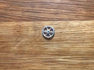 Roue à 6 barreaux pour voitures train ancien 14mm FV CR - Picture 1 of 2