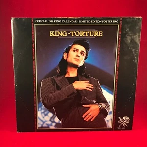 KING Torture Limited edition 1986 UK 12" vinyl single calender fold-out poster - Picture 1 of 3