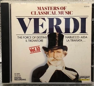 Masters of Classical Music Vol. 10 : Verdi (1998 CD) FAST SHIPPING - Picture 1 of 3