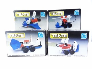 4 bloques de construcción Tente Astro Space sistema de construcción juguete antiguo vintage Kenner 1980 NUEVO - Imagen 1 de 10