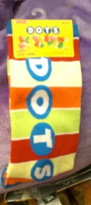 NWT DOTS Socks SHOE Size 6-12 1 PAIR WOMEN NOVELTY SOCKS - Picture 1 of 1