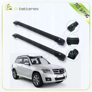 For 2009-2015 GLK 280 GLK350 Roof Rack Top Cross Bar Rail Aluminum 2pcs - Picture 1 of 7
