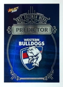 2022 AFL Select Coleman Medalla Predictor Bulldogs Occidentales 179 Aaron Naughton - Imagen 1 de 3
