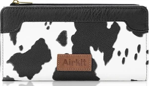 Cow Print Wallets for Women Bifold Credit Card Holder, Rfid Blocking, ID Window, - Picture 1 of 12