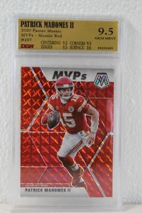 2020 PANINI MOSAIC PATRICK MAHOMES II MOSAIC RED #297 DGA 9.5 CHIEFS - Picture 1 of 4