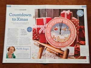 Countdown To Christmas Clock Cross Stitch Pattern - Pattern Only - Picture 1 of 5