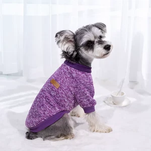 M Girl Dog Knit Sweater Winter Coat Pet Clothes for Maltese Teacup Yorkie - Picture 1 of 1