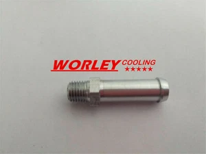 2 pieces Aluminum Radiator Overflow Nipple Barb Fitting 1/16" NPT brand new - Picture 1 of 4