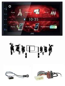 JVC DAB USB Bluetooth 2DIN MP3 Autoradio für Nissan Micra 2013-2017 schwarz - Bild 1 von 6